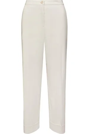 Elena Miro Cropped Trousers, female, , 4XL, Cropped Folded Trousers
