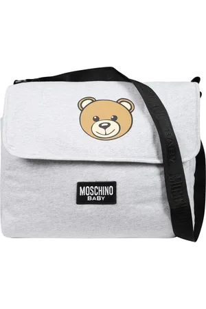 Moschino Bags, unisex, , ONE SIZE, Cotton Mother Bag with Teddy Bear