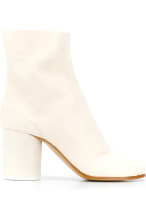 Maison Margiela Heeled Boots, female, , 5 UK, Tabi Leather Ankle Boots