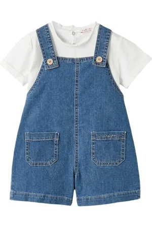 Il gufo Jumpsuits, male, , 6 M, White Newborn Boy Outfit