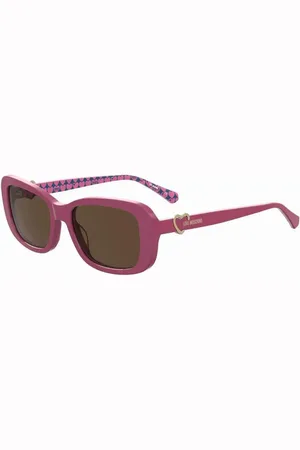 Moschino Heart Pattern Sunglasses Mol060/S