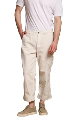 Masons Chinos, male, , M, Oxford Canvas Cargo Trousers Logo Edition