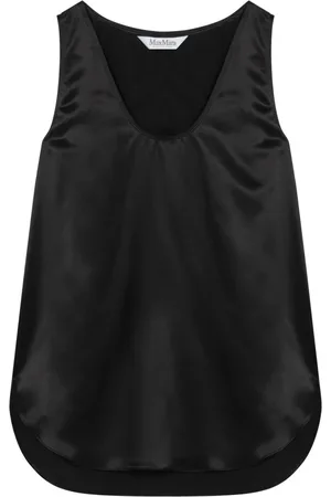 Max Mara Sleeveless Tops, female, , M, Pure Tank Top in Classic Style