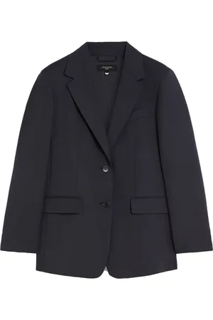 Max Mara Wool Blazer with Lapel Collar