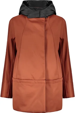 MOORER Wool Double-Breasted Coat with Removable Hood