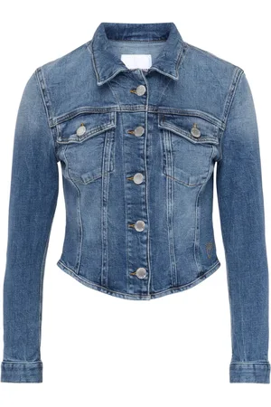 Pinko Denim Jackets, female, , M, Denim Jacket with Style 104972