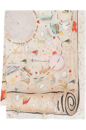 Faliero Sarti Scarves, female, , ONE SIZE, Luxurious Beige Scarves Accessories