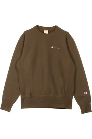 Champion Sweatshirts, male, , L, Dark Crewneck Sweatshirt