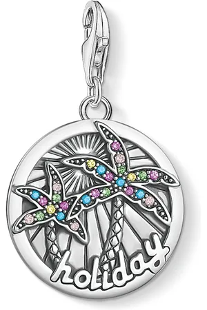 Thomas Sabo Charm pendant Coin Tropical 1768-342-7