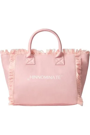 hinnominate Canvas Handbag in Blush with Print