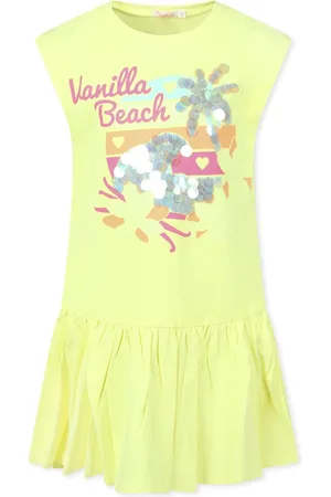 Billieblush Beach Print Short Dress