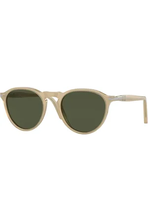 Persol Sunglasses, unisex, , 53 MM, Frame Green Lens Sunglasses