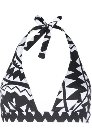 ERES Graphic Print Triangle Bikini Top