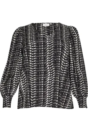 Kaffe Blouses, female, , 6XL, Elegant Blouse with Graphic Print