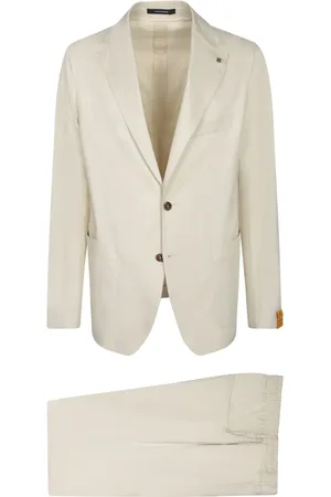 TAGLIATORE Mens Clothing Suit White Ss25