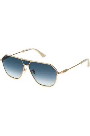 Police Sunglasses, unisex, , 62 MM, Rose Gold Sunglasses with Blue Lenses