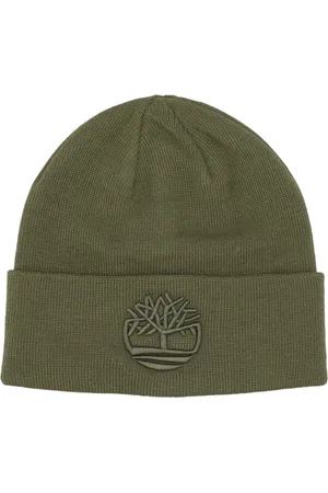 Timberland Embroidered Grape Leaf Beanie Hat