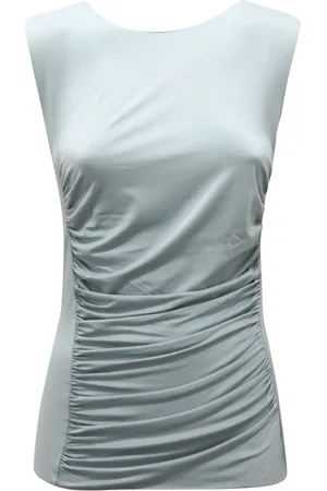 Emporio Armani Jersey Top with Zip Back