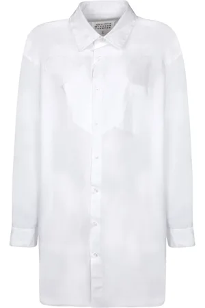 Maison Margiela Casual Shirts, male, , 3XS, Shirt with Unbuttoned Details