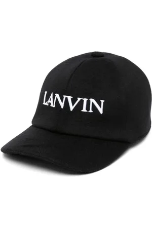 Lanvin Logo-Embroidered Wool-Blend Cap