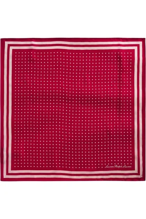 Ralph Lauren Silky Scarves, female, , ONE SIZE, Resrt DT SQR Scarf Square