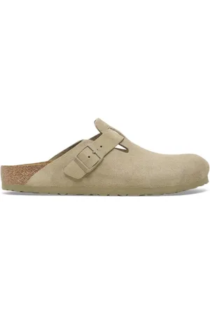 Birkenstock Faded Khaki Suede Clog