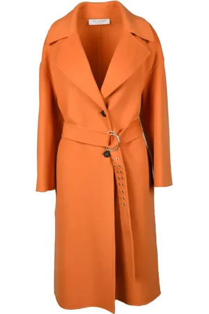 Serafini Long coat with button closure