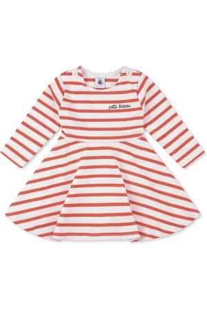Petit Bateau Striped Casual Short-Sleeved Dress