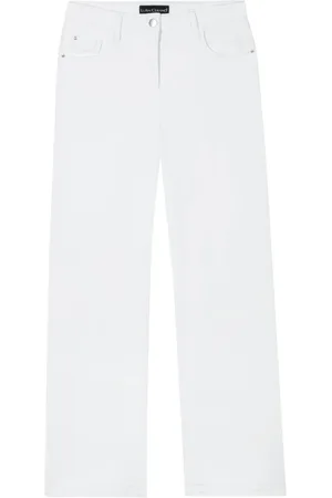 Luisa Cerano Straight Jeans, female, , S, Bleached Sporty Denim Trousers