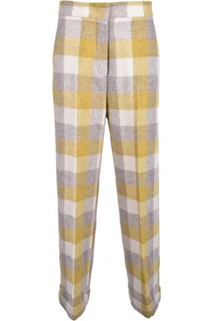 ERIKA CAVALLINI Straight Trousers, female, , M, Wool Blend Trousers