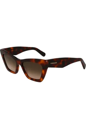 Salvatore Ferragamo Gradient Sunglasses Havana Frame