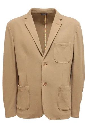 D.A. Daniele Alessandrini Blazers, male, , XL, Grey Jacket Made in Italy G2320E5783500