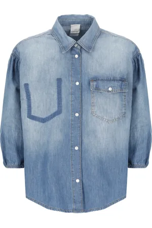 Pinko Denim Shirts, female, , S, Denim Shirt with Collar