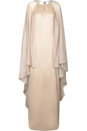 Tom Ford Shimmering Caftan Dress with Tie Detail