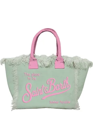 MC2 SAINT BARTH Tote Bags, female, , ONE SIZE, Canvas Shoulder Bag with Zip Closure