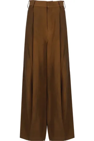 UMA WANG Wide Trousers, female, , M, Viscose Trousers with Pockets