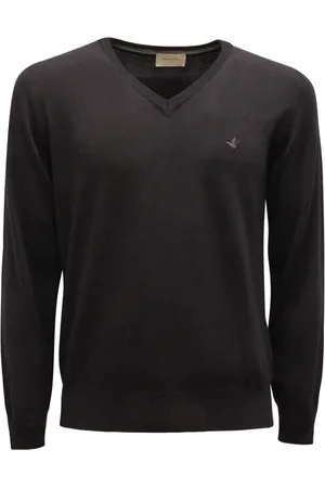 BROOKSFIELD V-Neck Wool Jumper Made in Italy