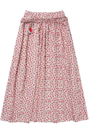 Munthe Midi Skirts, female, , XS, Floral Print Skirt with Tassel Details