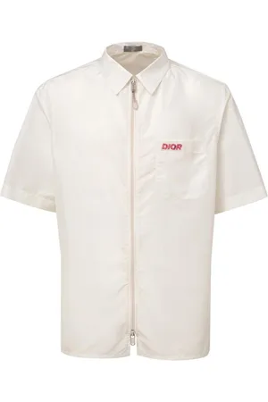 Dior Classic Polyester Button-Up Shirt