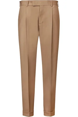 PT Torino Suit Trousers, male, , XL, Elegant Biscuit Trousers for Office