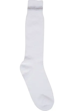 ELEVENTY Socks, male, , ONE SIZE, Striped Contrast Cotton Socks