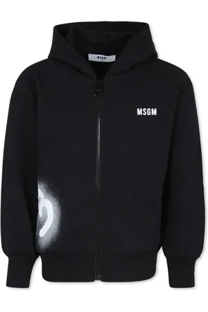 Msgm Sweatshirts, unisex, , 6 Y, Hoodie with Logo Print
