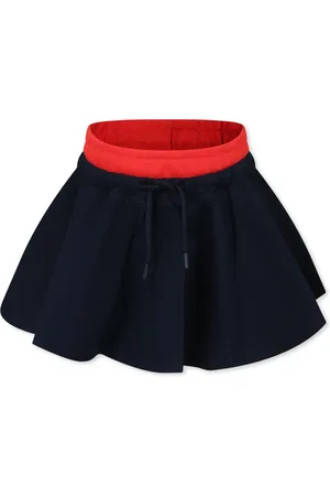 Msgm Skirts, female, , 12 Y, Cotton Twill Skirt with Shorts