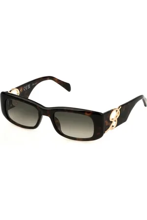 BLUMARINE Sunglasses, female, , 54 MM, Rectangular Sunglasses Green Gradient Lenses