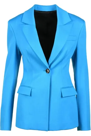 The Attico Wool Blend Blazer Button Closure