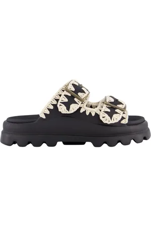 Mou Eva Slide Two-Buckle Sandal