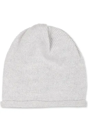 LITTLE BEAR Grey Newborn Wool Hat