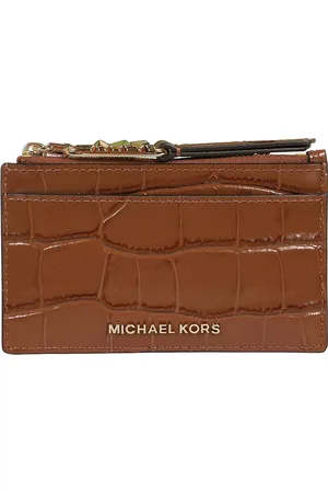 Michael Kors Croc Print Leather Wallet