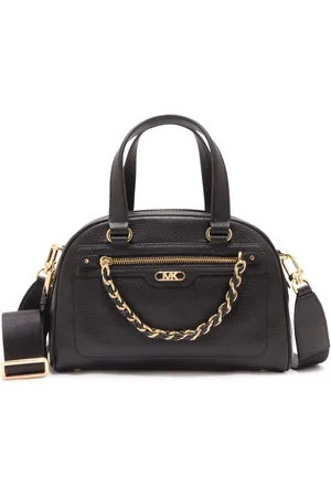 Michael Kors Handbags, female, , ONE SIZE, Leather Bowling Satchel Bag