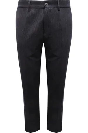 BROOKSFIELD Wool Blend Navy Trousers Ivy Slim